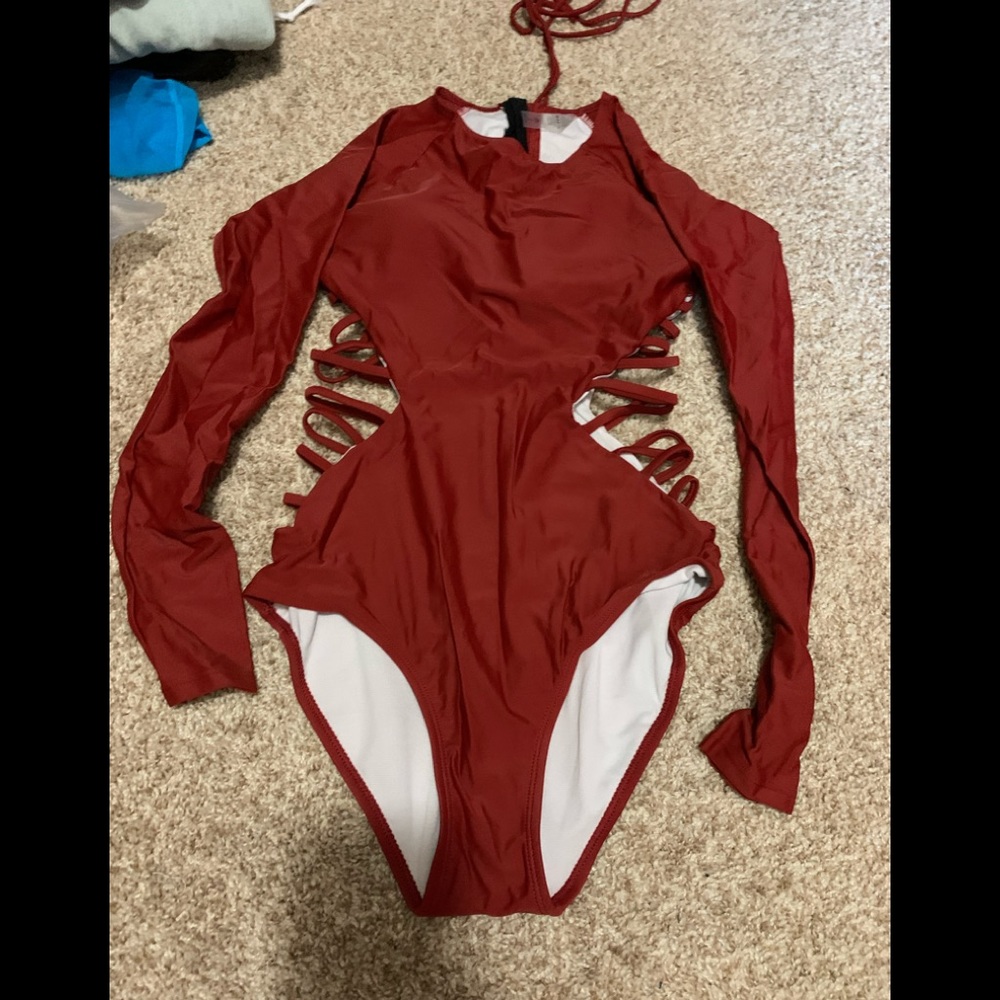 New Bathing suit 
Open back